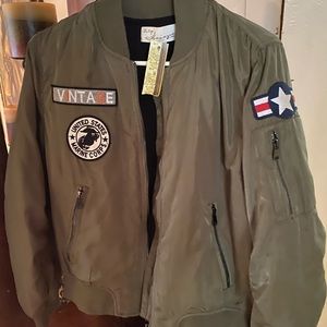 Vintage Havana bomber jacket